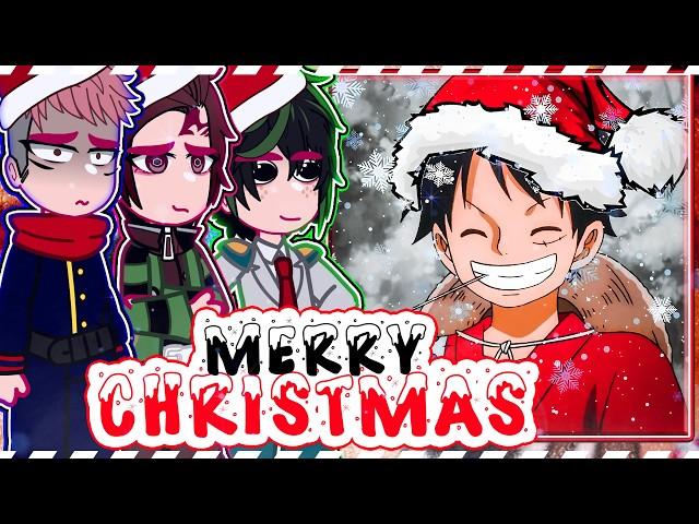 ⁘Fandoms reacting to CHRISTMAS ANIME⁘ \\/// ◆Bielly - Inagaki◆