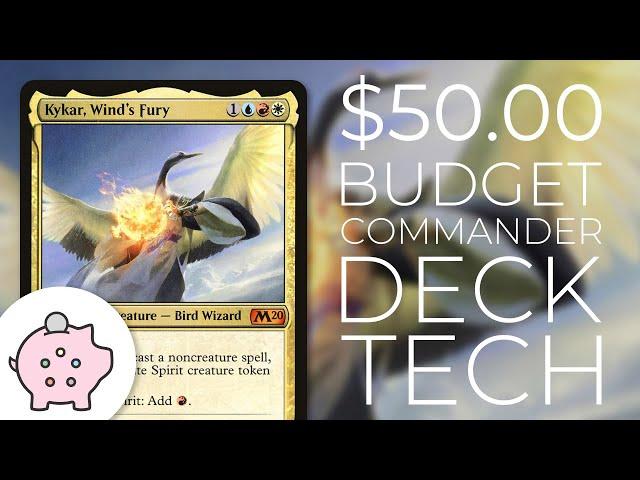 Kykar, Wind's Fury | EDH Budget Deck Tech $50 | Anthems | Magic the Gathering | Commander
