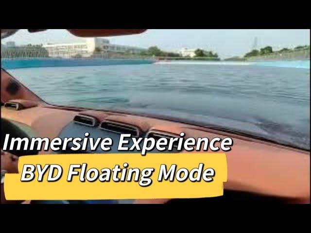 BYD Yangwang U8 Floating Mode Video 3 | Driving in Water Immersive Experience