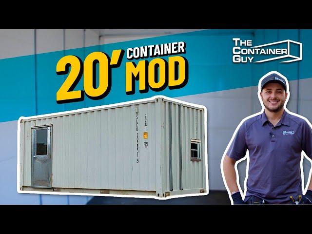 Step by Step 20’ Shipping Container Modification - Favorite Insulated Modular Interior Wall System