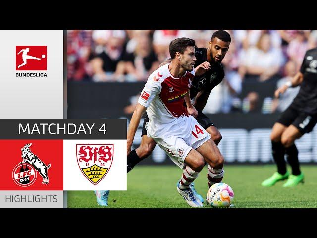 1. FC Köln - VfB Stuttgart 0-0 | Highlights | Matchday 4 – Bundesliga 2022/23