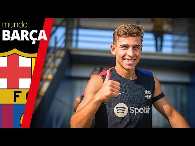 BARÇA | FERMÍN vuelve a la Ciutat Esportiva y realiza la primera sesión bajo las órdenes de FLICK