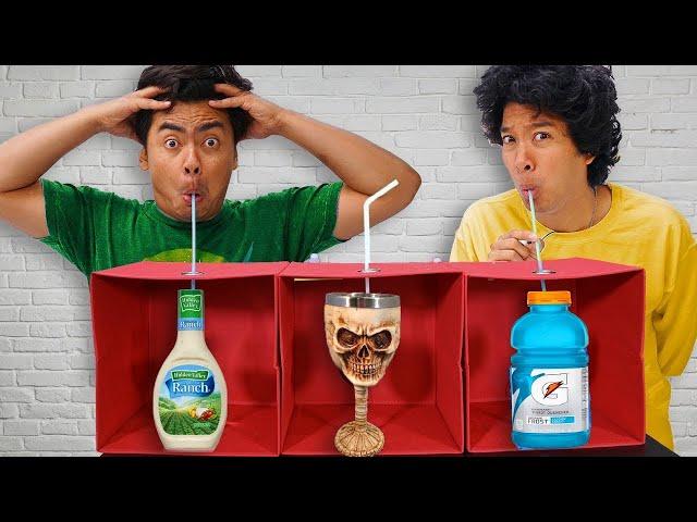 Don't Choose The Mystery DEATH STRAW Drink- Challenge