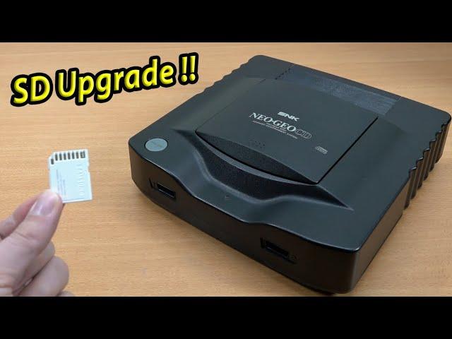 Now I Can Enjoy My Neo Geo CD In 2024... Amazing SD Upgrade !