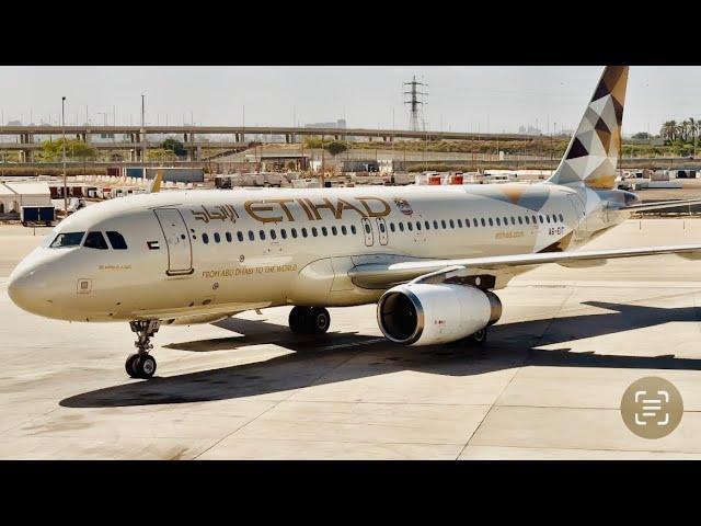 Etihad Airways Airbus A320 - Tel Aviv - Abu Dhabi - Economy Class