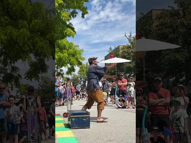 2023 Jul 29 - Yuki the Juggler@Car Free Day New Westminster Part 1/4