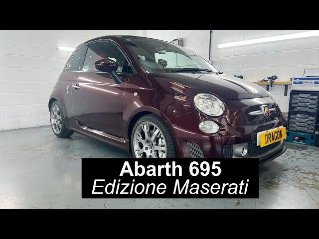 Abarth 695 – Edizione Maserati | Pandora Elite Car Alarm | Dragon Car Alarms| Self Tracking