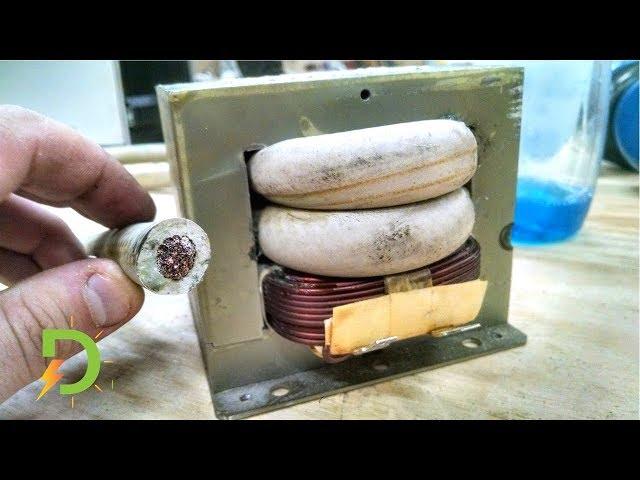 DIY Spot Welder, Attempt #2 with Microwave Transformer, Failed!