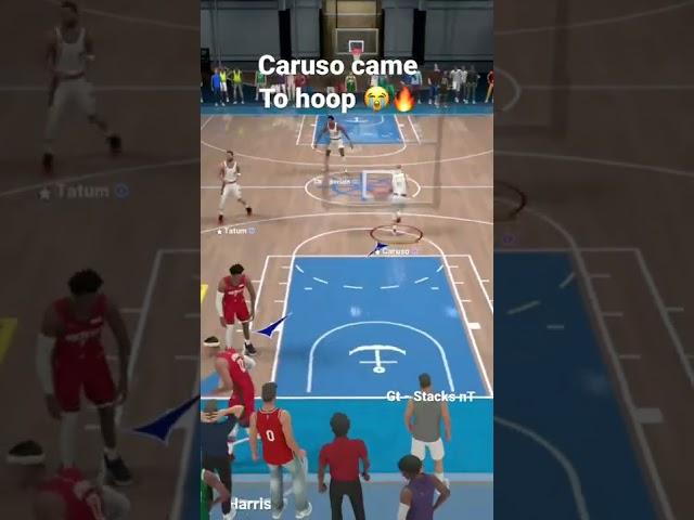 Caruso came to hoop ‼️ #youtubeshorts #nba2k22 #myteam #lakers #bulls #alexcaruso