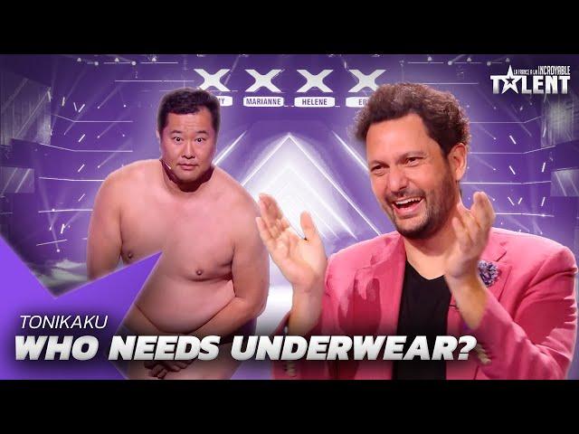 Who Needs Underwear with TONIKAKU? Crazy performance at France's Got Talent - Quarter Finals