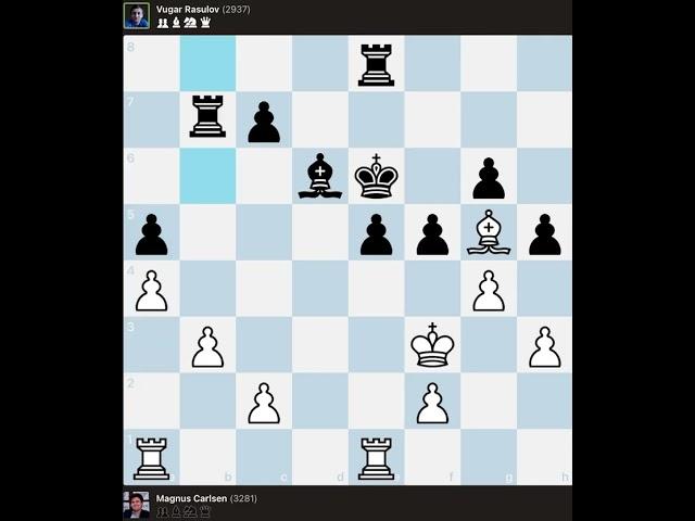 Magnus Carlsen (3281) vs Vugar Rasulov (2937) #chessclub #chesswizard #chessgrandmaster #chess