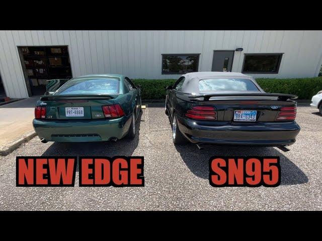 New Edge 4.6 Revs VS SN95 5.0 Revs - Flowmaster 40s On Both