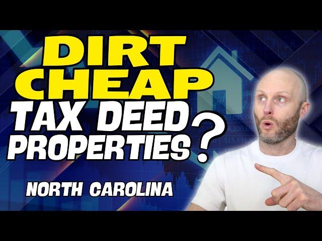 Dirt Cheap Property in North Carolina Tax Deeds!