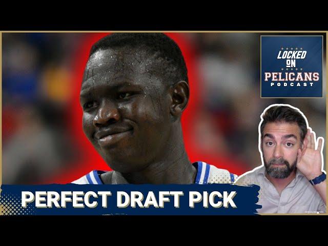 Pelicans TARGETING Duke's Khaman Maluach | Why he is the PERFECT draft pick for New Orleans