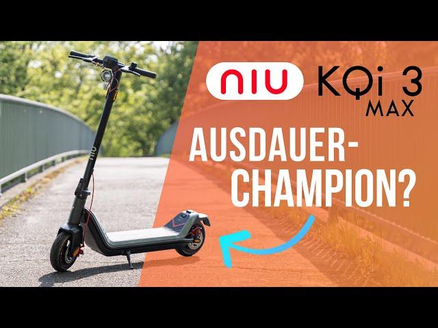 Niu KQi3 Max E-Scooter im Test: Der Ausdauer-Champion? | Reichweite & Komfort