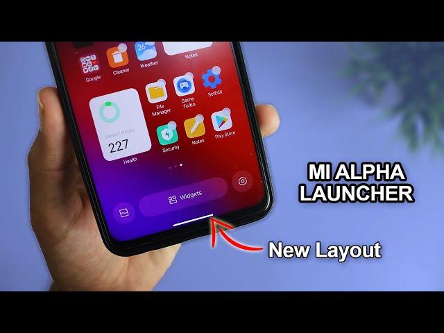 MIUI 13 Launcher | Widget Section New Layout | Download New Mi Alpha System Launcher