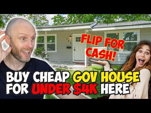 Buy Cheap Gov House For Under $4k Here, Flip For Cash!