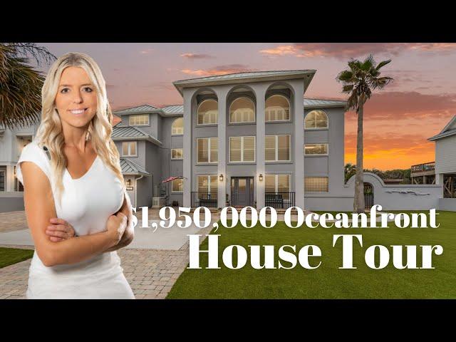 Ponte Vedra Beach Luxury Real Estate - $1.95 Million Dollar Home Oceanfront Home Tour