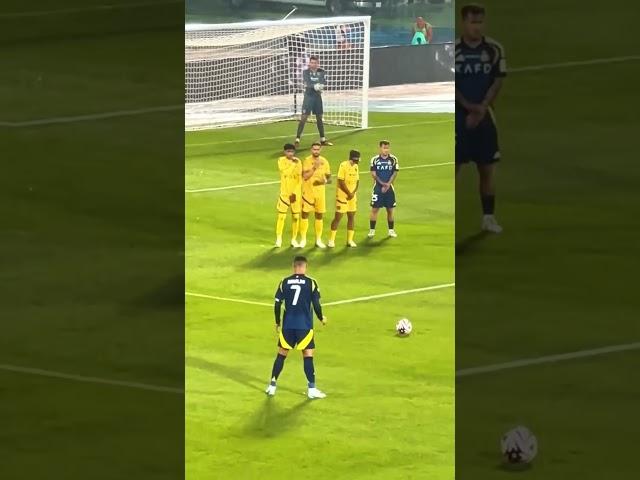 Ronaldo's 1st Freekick Of The Season   #football #ronaldo #shorts #freekick