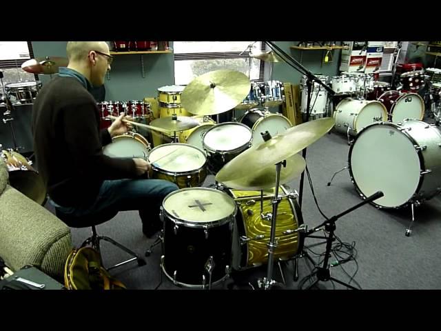 Luther Gray Plays His Gretsch Drums & Vintage K. Zildjians - Part 2