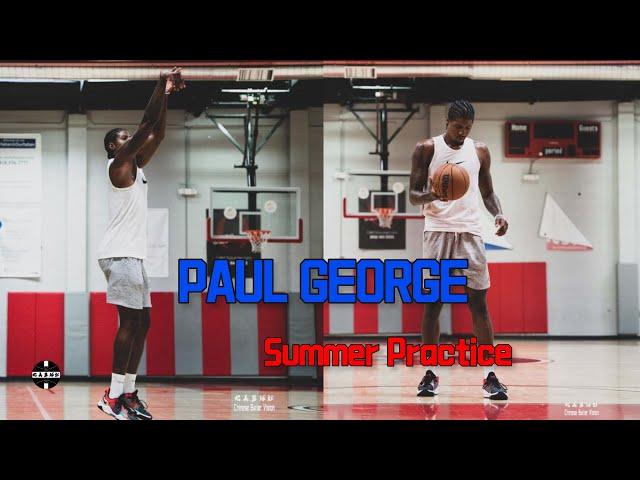 Exclusive！Paul George 2021 Off Season Practice With Integrity Hoops