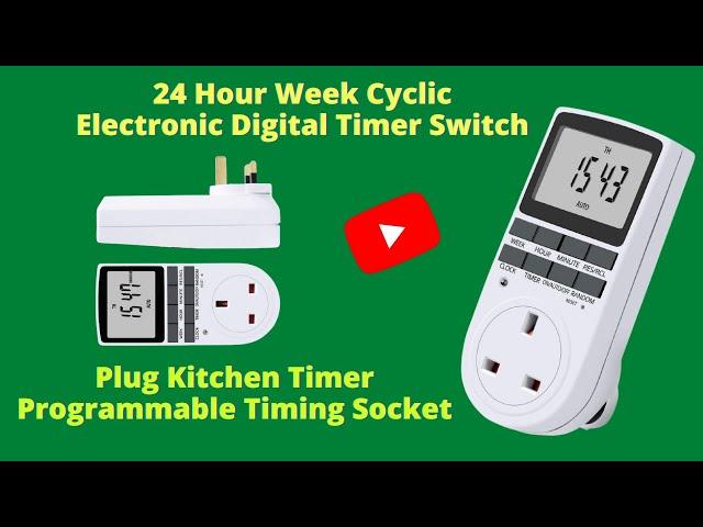 Reviewing of 24 Hour Week Cyclic Electronic Digital Timer Switch