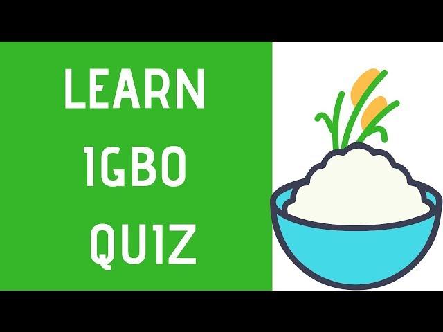 Learn Igbo quiz