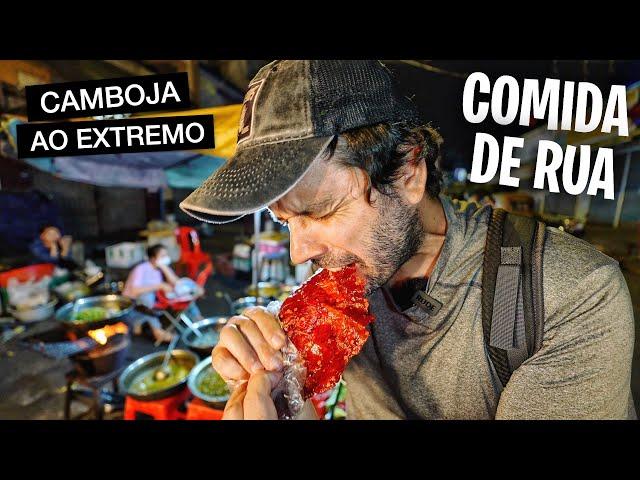 Provando 40 COMIDAS DE RUA no Camboja  [Documentário Completo]