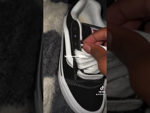 knu skool vans lace tutorial #knuskoolvans #lacetutorial