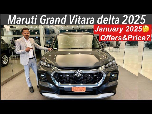 Maruti Grand Vitara Delta 1.5 MT (smart hybrid) 2025 l Price l features l offers #marutisuzuki