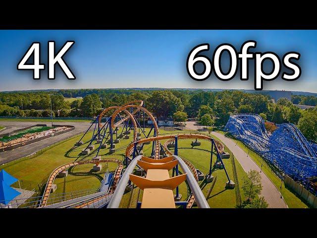 Dominator front seat on-ride 4K POV @60fps Kings Dominion