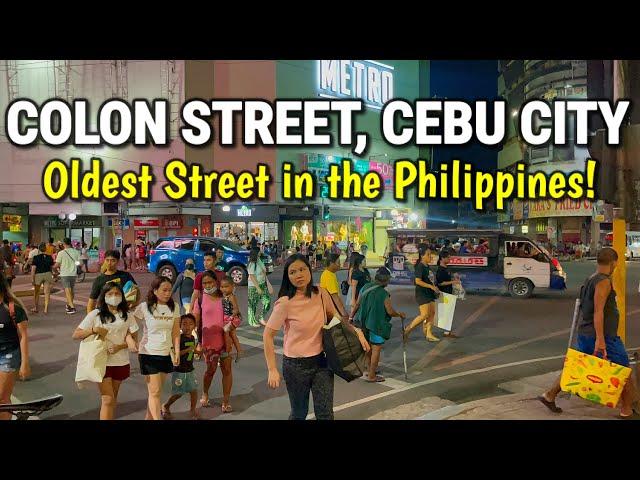 Walking in Cebu City’s COLON STREET at Night | OLDEST STREET IN THE PHILIPPINES | Cebu Nightlife