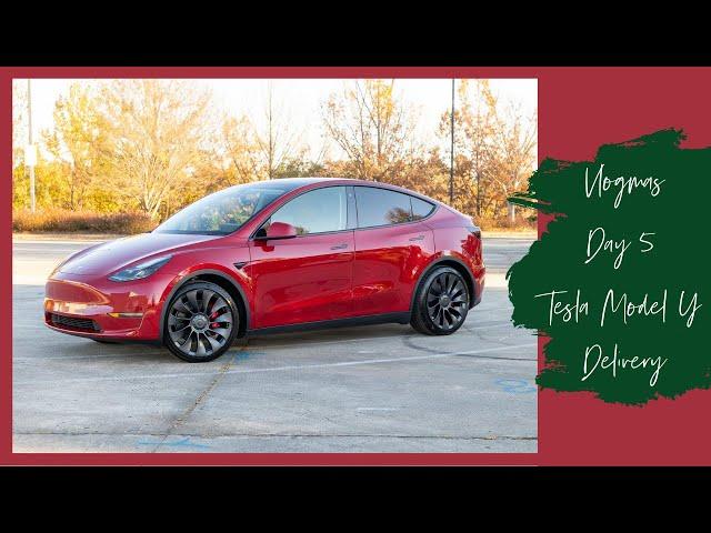 Tesla Model Y Performance Delivery | Vlogmas Day 5