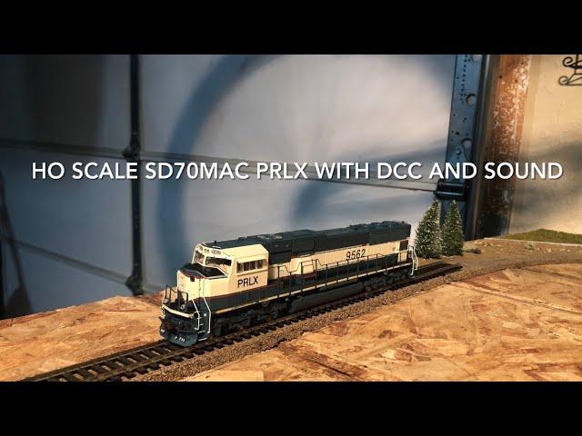 Product Review: Athearn Genisis Ho Scale SD70MAC   PRLX with Tsunami 2 sound!!!