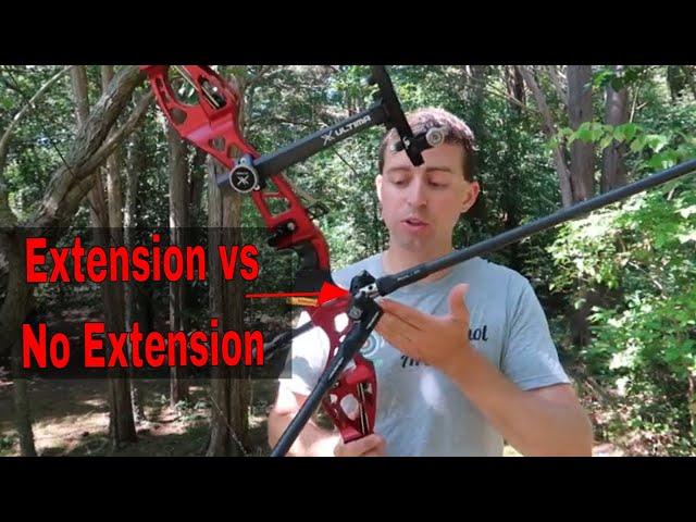 Stabilizer Extension vs No Stabilizer Extension My Experience | Olympic Recurve