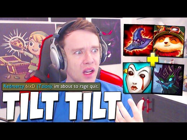 This Game Made Me Want To Uninstall... TILT - Journey To Challenger | LoL