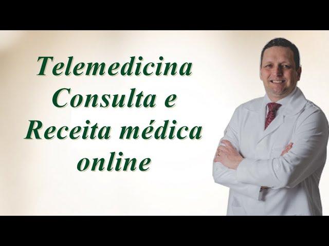 Consulta e receita médica online por Telemedicina