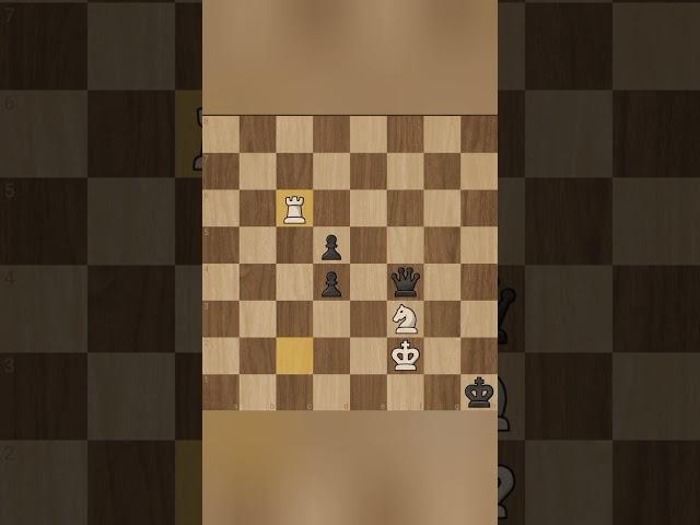 Chess puzzle - Finding Queen's blindspot #chess #chesspuzzle #chesstalks #chessshorts #chesscom