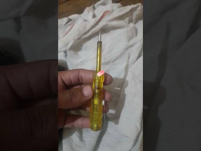 tester checking