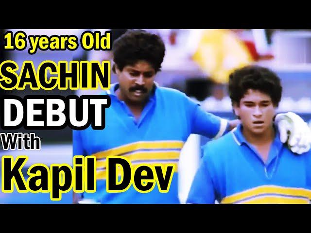 Sachin Tendulkar debut | the 1st match