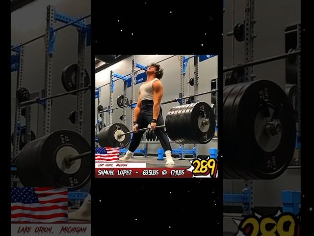 Samuel Lopez - 289th - MASSCASTAPP.COM #supplements #gym #1RM #powerlifting #sumodeadlift #deadlift