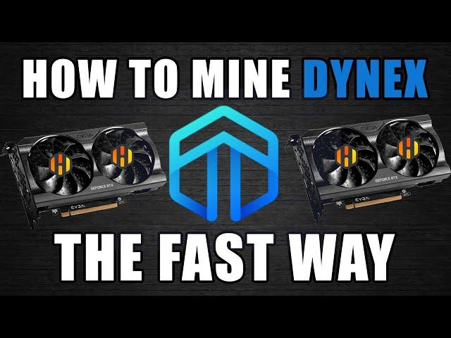 How To Mine DYNEX Very FAST!!