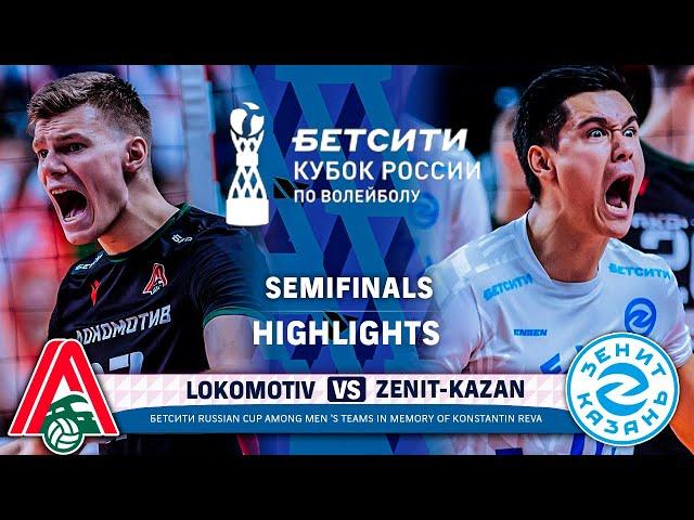 Lokomotiv vs. Zenit-Kazan | Semifinals (1st match) | Highlights | Бетсити Cup of Russia