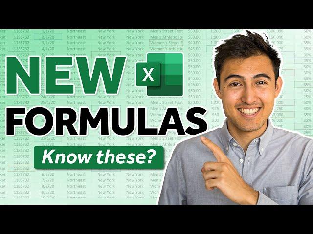 8 Awesome New Excel Formulas for 2025 | Do you know them?