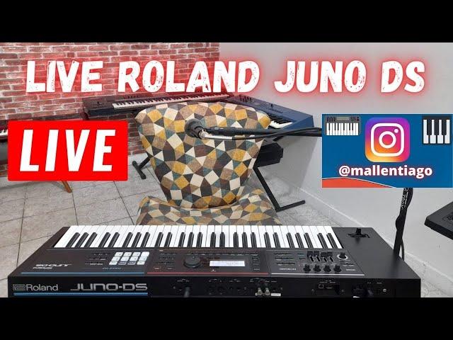 LIVE ROLAND JUNO  DS COM  TIAGO MALLEN - (O MELHOR JUNO NA MINHA OPNIÃO) KORG IX300 NO MEIO DO VIDEO