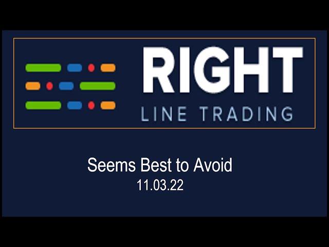 Dr. Handley's Review: Right Line Trading