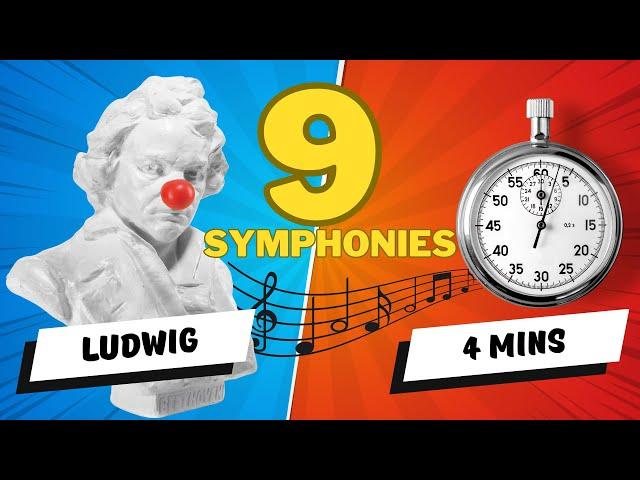  Beethoven 9 Symphonies in 4 Mins | Rainer Hersch Orkestra 