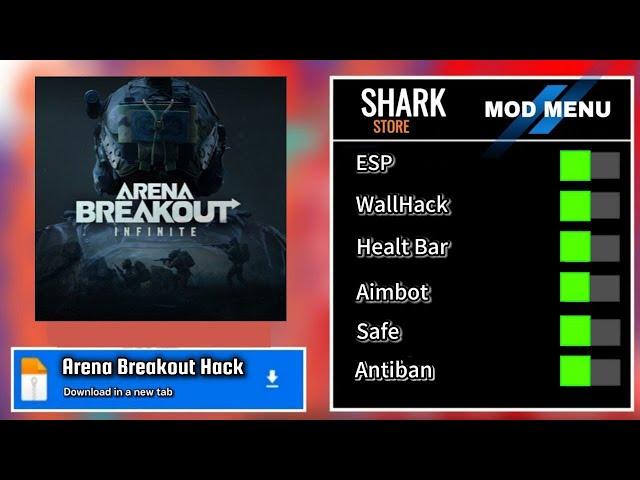 ARENA BREAKOUT HACK | ARENA BREAKOUT MOD MENU HACK | ESP, AİMBOT, SAFE  | İOS, ANDROİD 1.0.170v