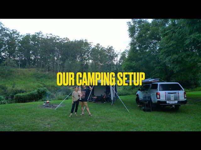 Sunshine Coast Hinterland Camping in our Dometic inflatable tent