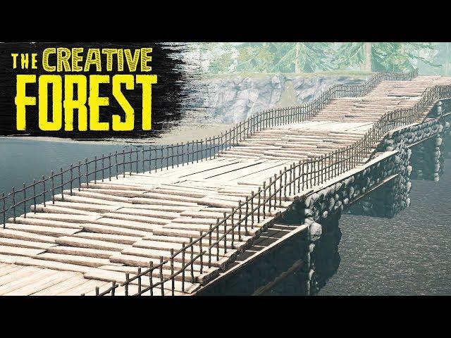 MASSIVE BRIDGE! The Forest Creative Mode